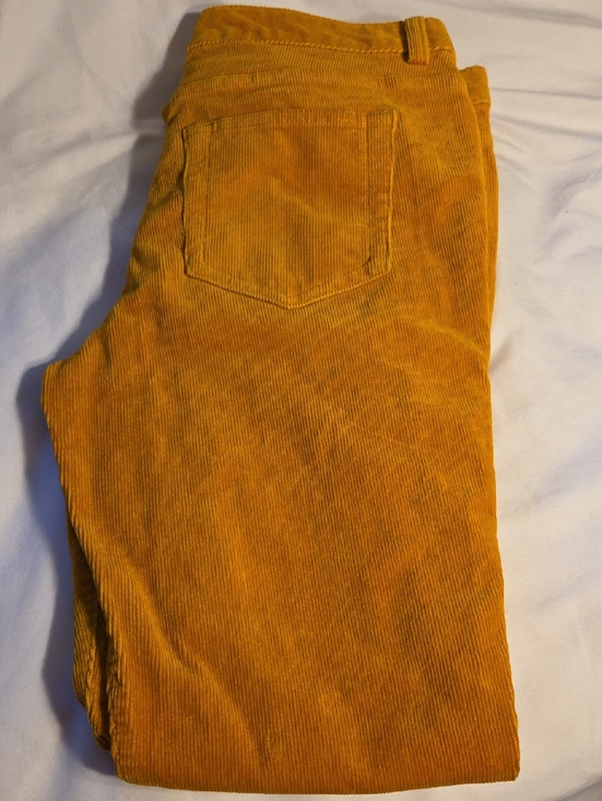 Lands' End Denim - Lands' End Golden Yellow Corduroy Pants